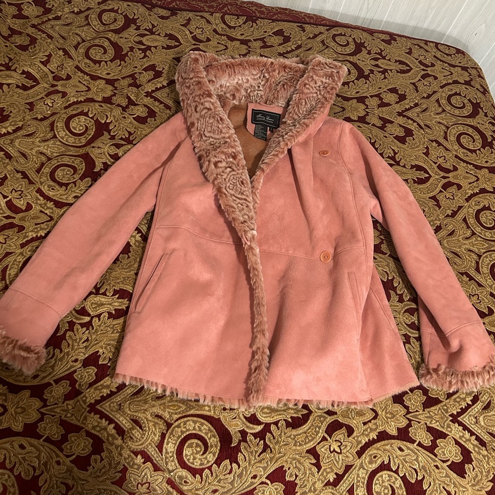 Chic Pink Teddy Jacket for Women